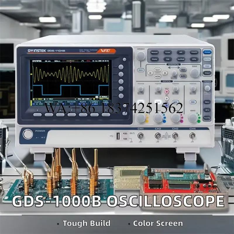 Digital Storage Oscilloscope 4 Channel 100Mhz - GDS-1104B 4 Kanallı 100MHz Dijital Depolamalı